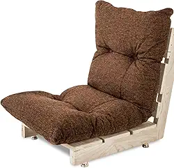 Futon Dobrável de Espuma Solteiro Marrom 120x60cm - BF Colchões…