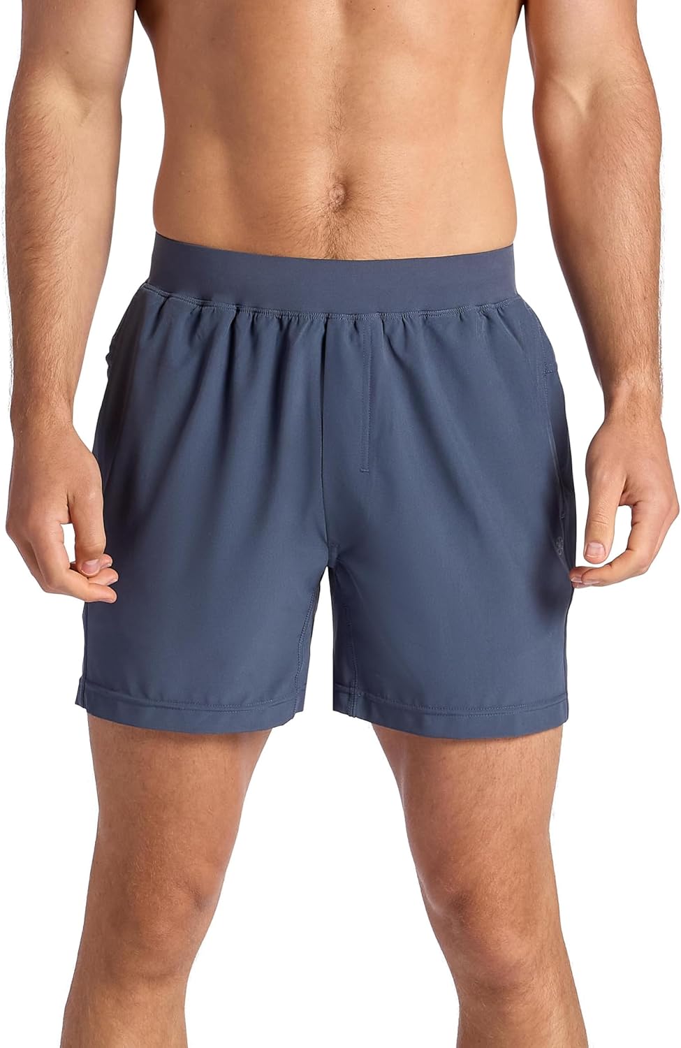 Gaiam Men's Upside 5” Short, Standard Fit, Stretch Lightweight Material, Moisture-Wicking