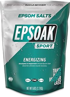 Sponsored Ad - Epsoak Sport Epsom Salt for Athletes - 5 lbs. Energizing Therapeutic soak with Eucalyptus and Peppermint Es...