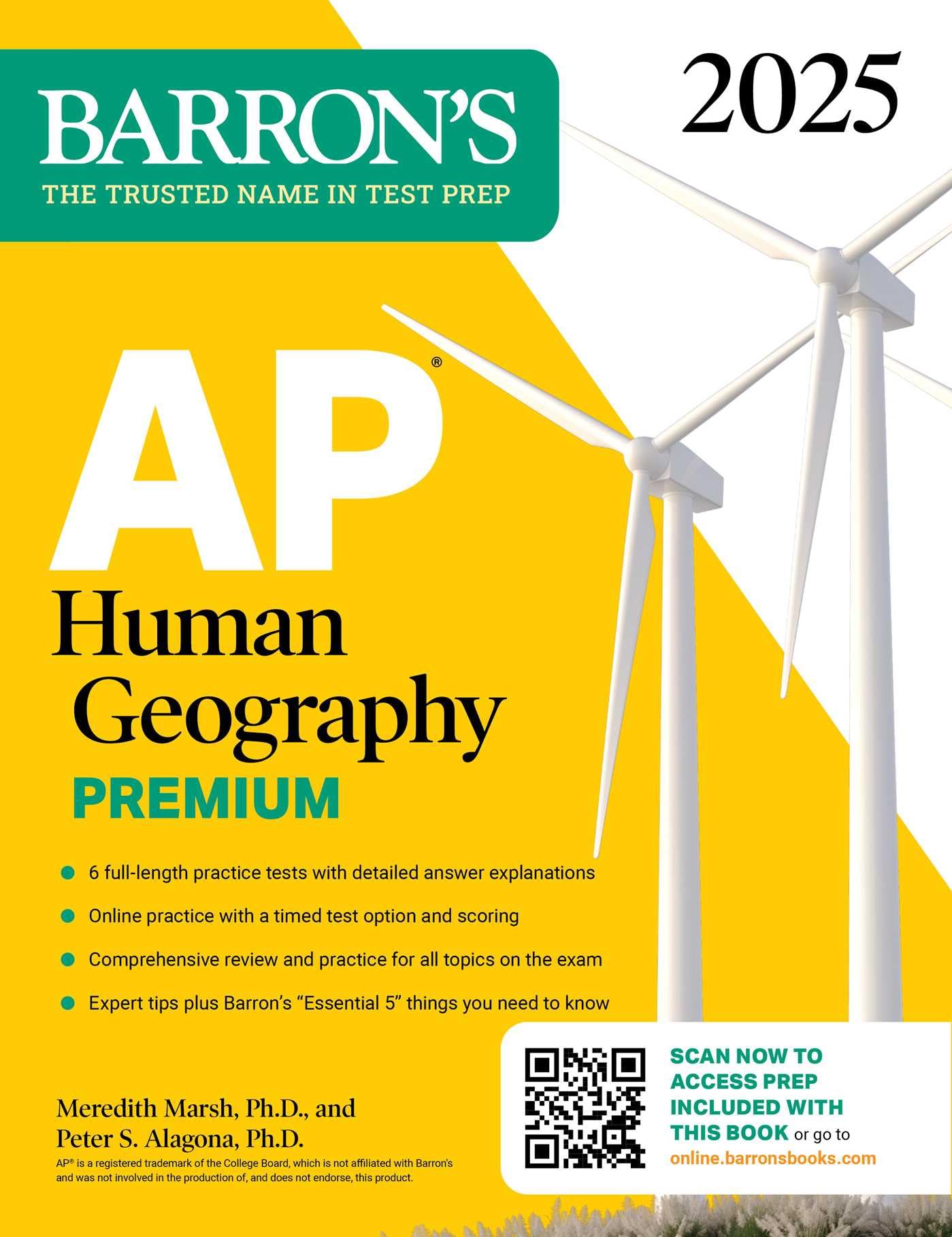 AP Human Geography Premium, 2025: Prep Book with 6 Practice Tests + Comprehensive Review + Online Practice (Barron's AP Prep)