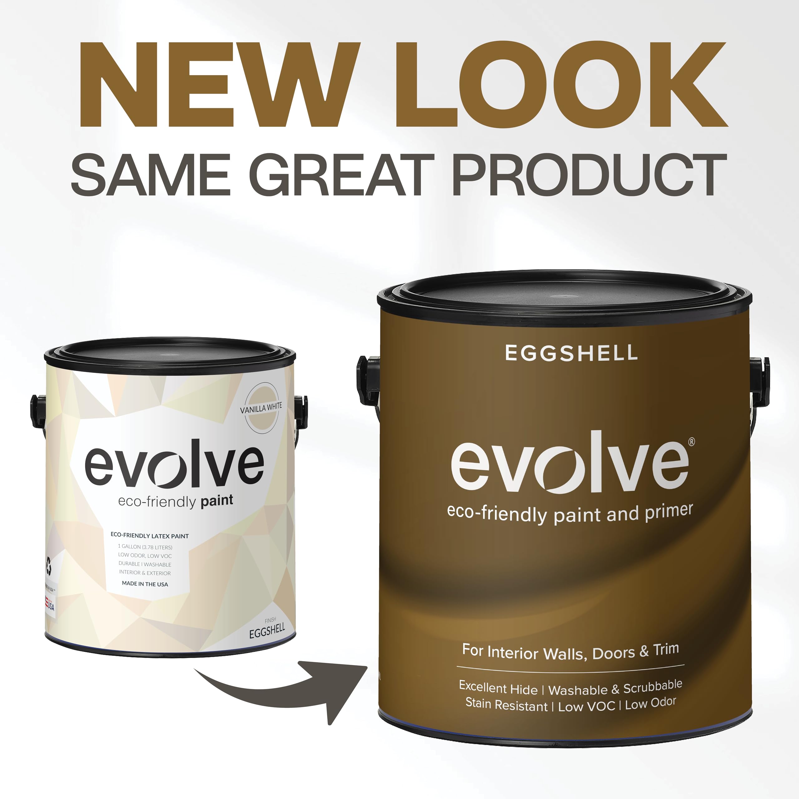 EVOLVE Paint & Primer: Environment-friendly, Low Sheen with One