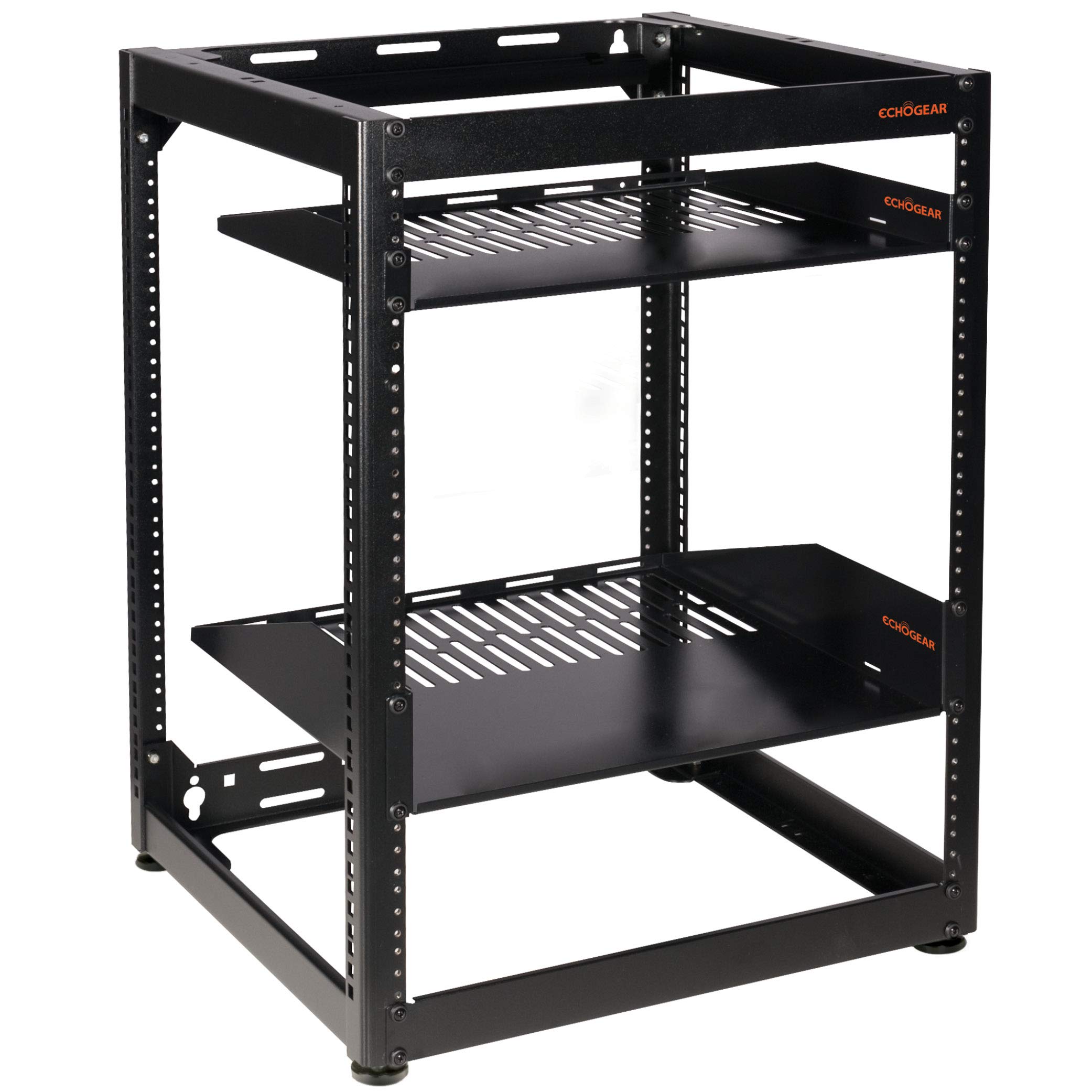 Buy ECHOGEAR 15U Open Frame Rack for Servers & AV Gear Wall able