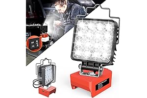 Milwaukee Cordless Work Light - 48W LED Flood Light with Improved Dual Switch Protection