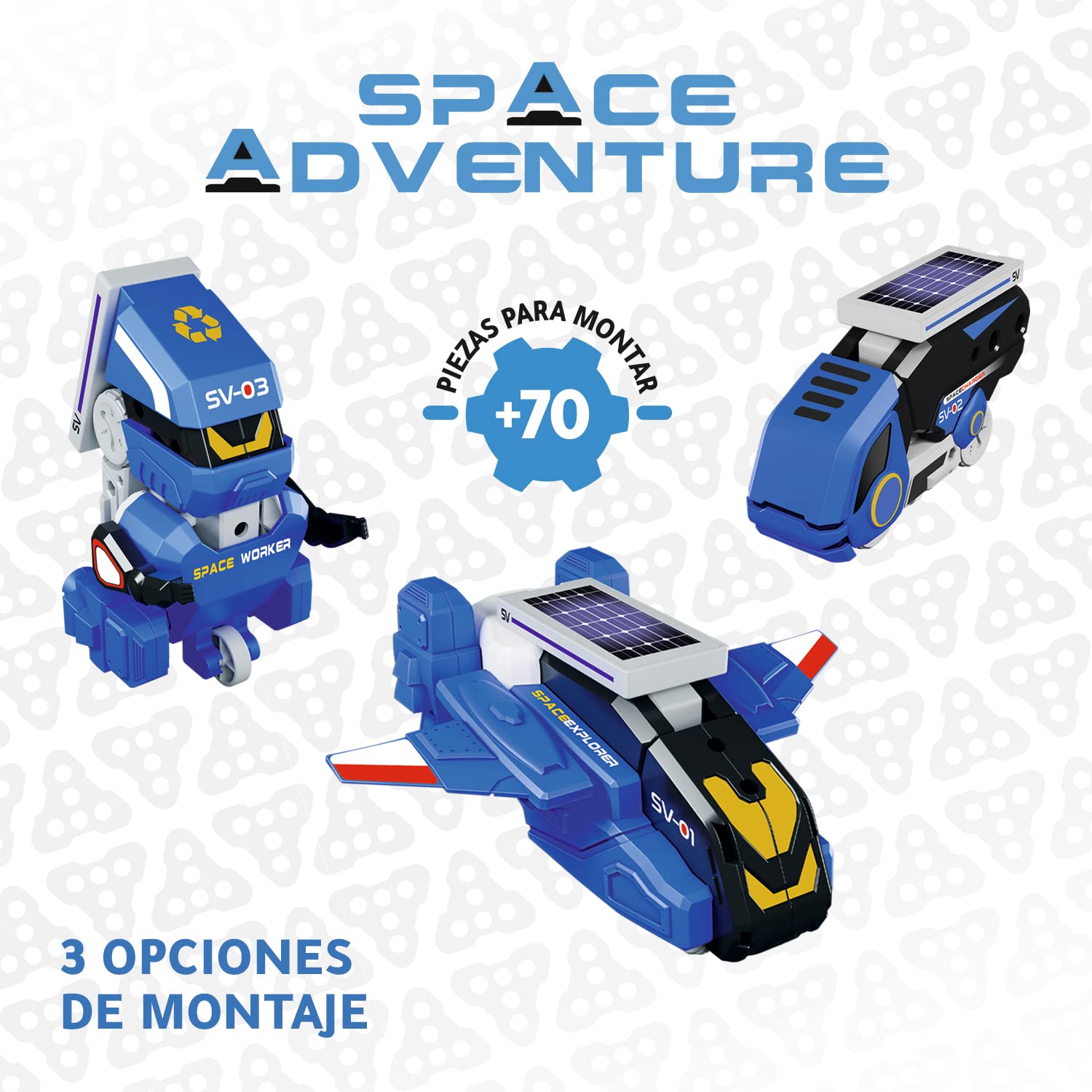 Xtrem Bots – warsztaty edukacyjne z robotyki, zabawki robotyczne dla dzieci w wieku od 8 lat, robot solarny, gry edukacyjne, budowa robotów, zabawka edukacyjna 12 w 1 (Space Adventure)