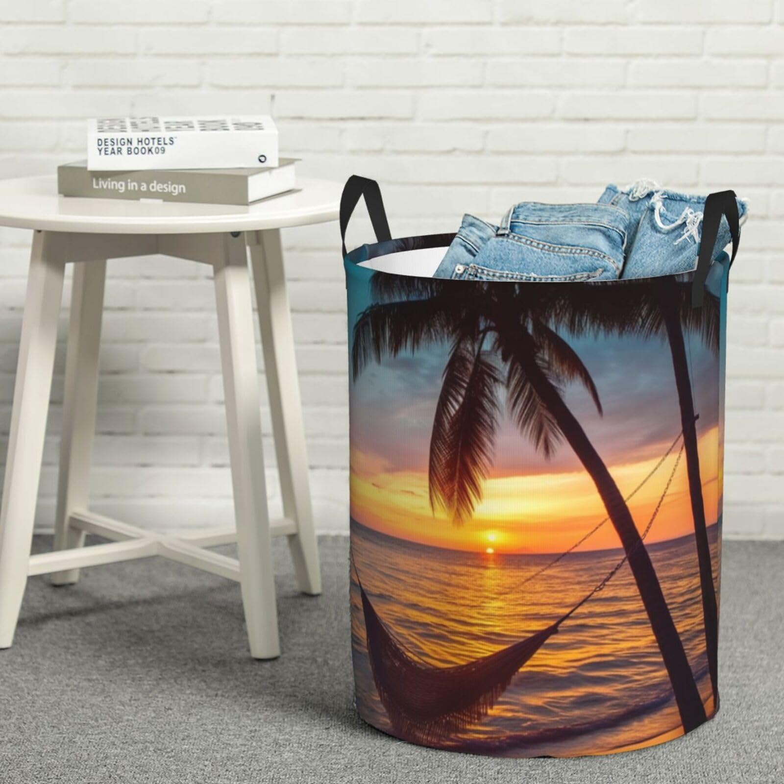 Panier à linge en noix de coco pour organiser la chambre et la salle de bain