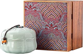 Kelendle Keepsake Urns for Human Ashes with Wooden Box Pet Keepsake Urn Large Cremation Urns Decorative Urns Funeral Burial Memorial Urns Memory Box for Home Office Decor Lotus