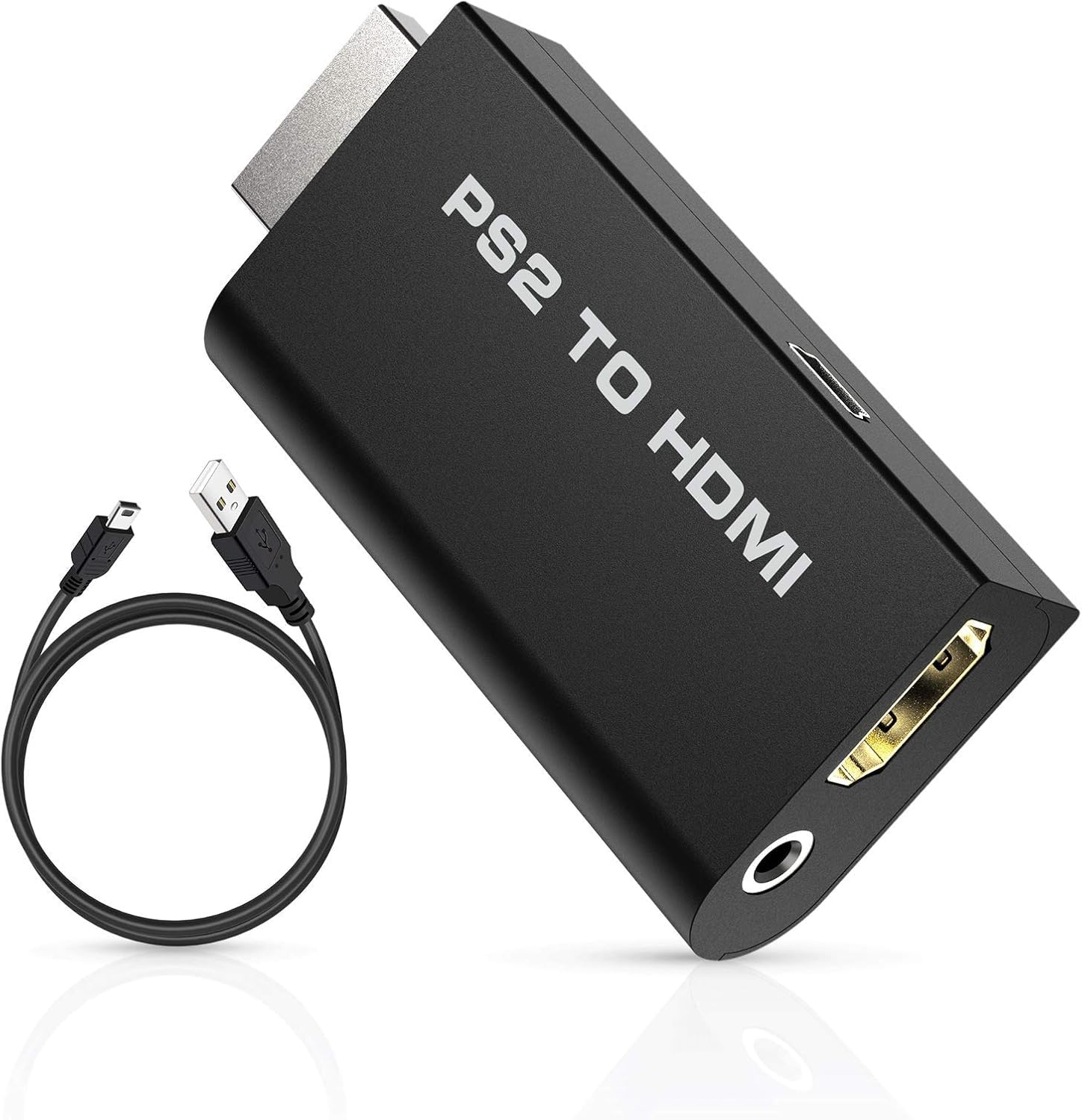 Etzin PS2 to HDMI Converter Supports All PS2 Display Modes with 3.5mm Audio Converter 313GA