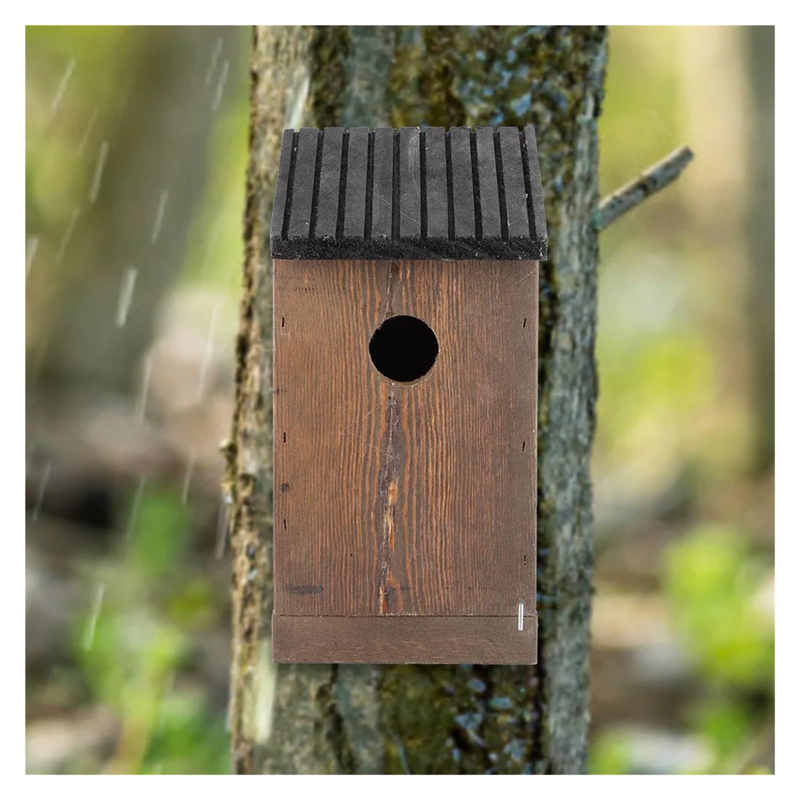 Nichoir à Oiseaux Suspendu en Bois, Bricolage, élevage de perroquets, nichoir for décoration de Jardin extérieur, Nidification Traditionnelle en Bois pour Le Jardin, l'arrière-Cour