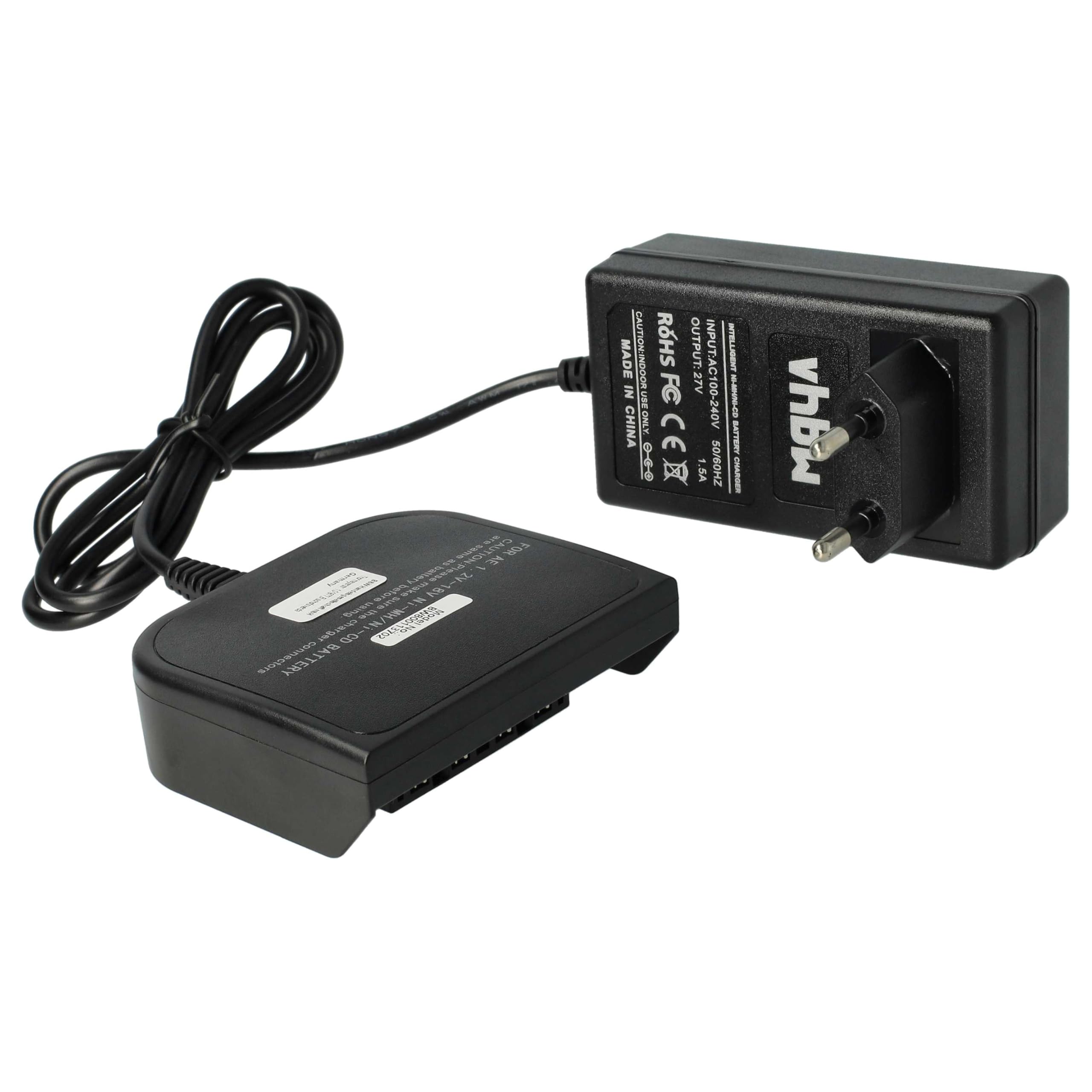 vhbw Cargador Compatible con Würth L1430L, L1430R, L1430 Herramientas Ni-CD, NiMH - batería, 1,2-18V, 1AV