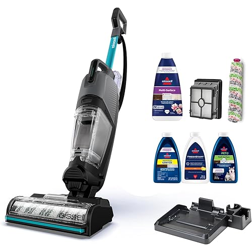 Bissell CrossWave HydroSteam Deluxe Wet Dry Vac, Multi-Purpose Vacuum, Wash, and Steam, Formula Included, Blue, 3515Q