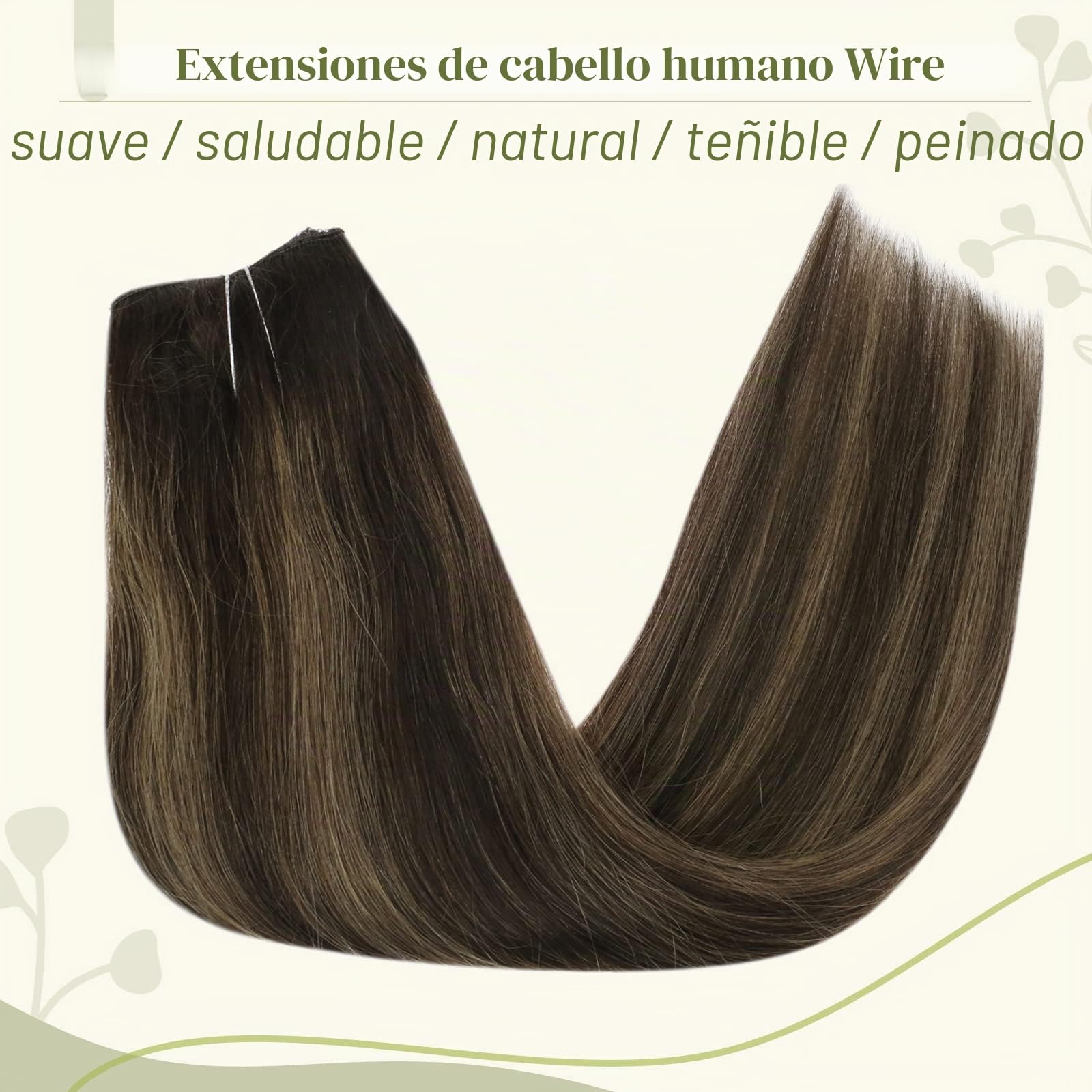 Fshine Hilo on Extensiones de Cabello 45cm 80g Extensiones de Cabello