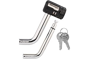 Weather Resistant 1/2 Inch Locking Hitch Pin with Keys