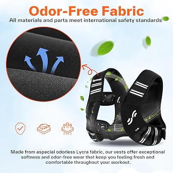 Sportneer Weighted Vest Woman Weight Vest for Walking with Phone Bag
