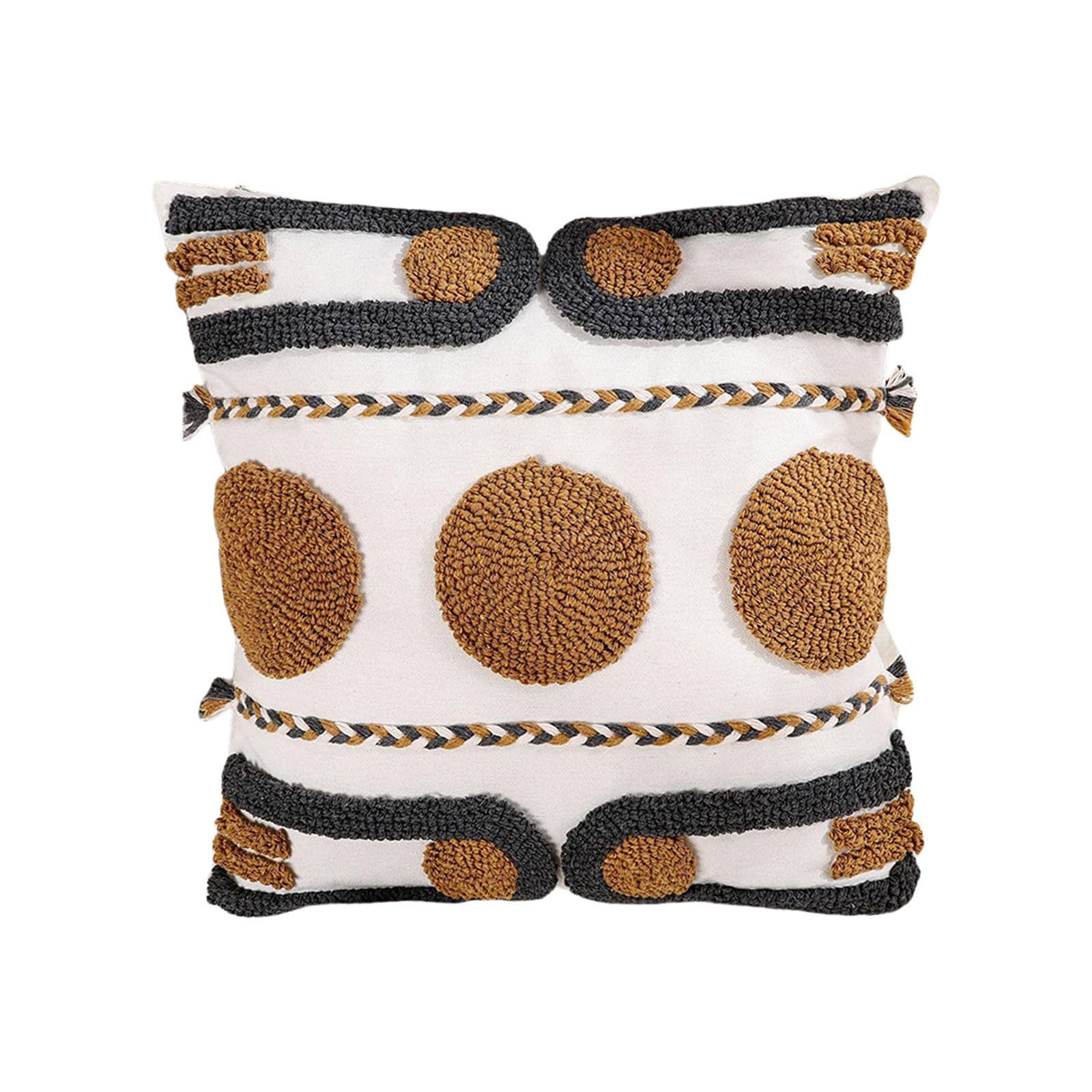 Buxuaaaa Women's D Colorful Embroidery Pillowcase Cushions Covers Soft Fabric Throw Pillow Case For Sofa An Be Encasement Favorites Throw Pillowcase