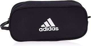 مقلمة ام لي للأطفال في صالة الألعاب الرياضية والتدريب من اديداس، شنطة لون أسود وفضي للأولاد والبنات الصغار