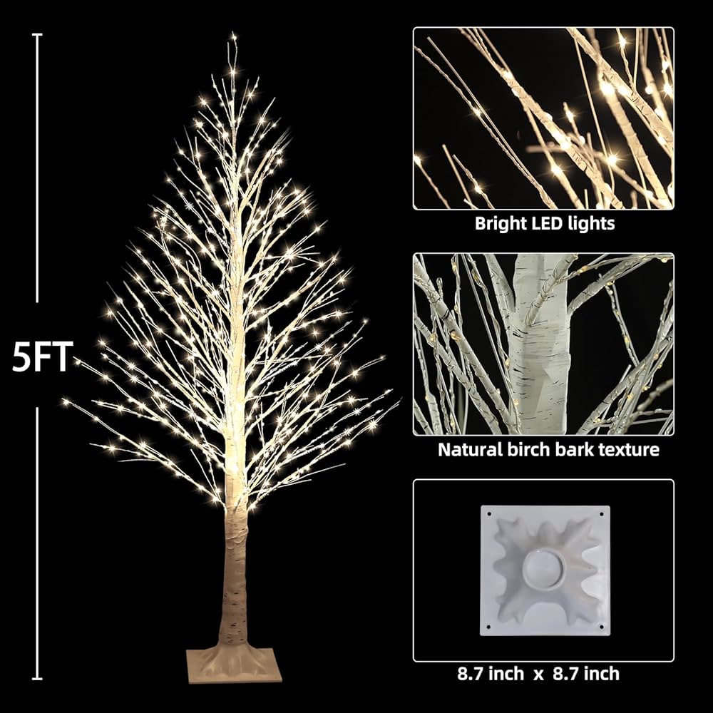 ★最終価格★ 228cm 光る白樺の木 TWINKLE BIRCH TREE ☆最終価格☆ 228cm 光る白樺の木 TWINKLE BIRCH TREE
