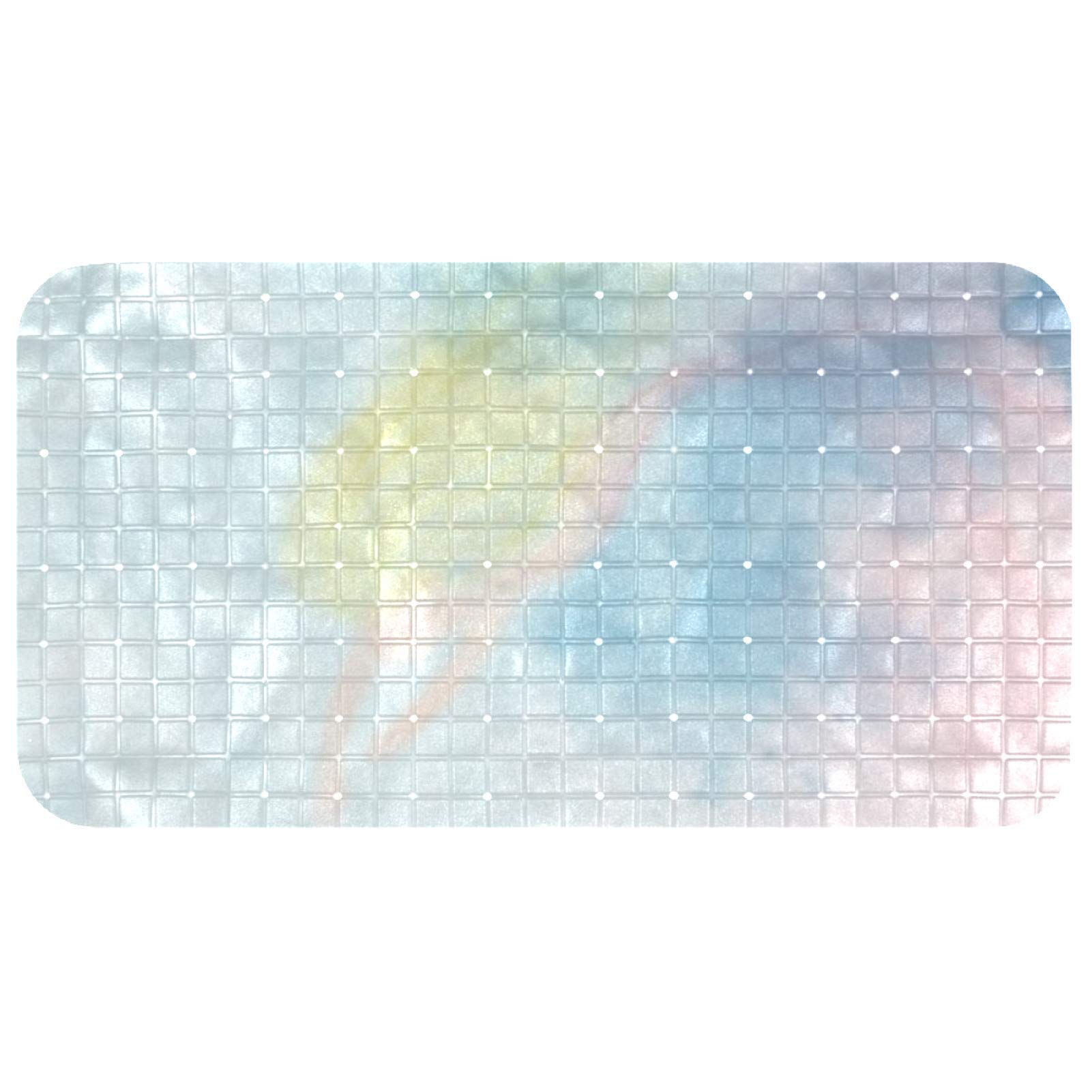 Tapis de salle de bain anti-glisse pour sol lisse lavable