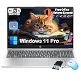 HP Flagship 15.6 Touchscreen Laptop Computer - w/MS Office Lifetime • Intel 13th Gen Core i3 (Up to 4.5GHz) • HD Touch Display • for Business & Student • AI Copilot • Win 11 Pro (64GB RAM | 2TB SSD)
