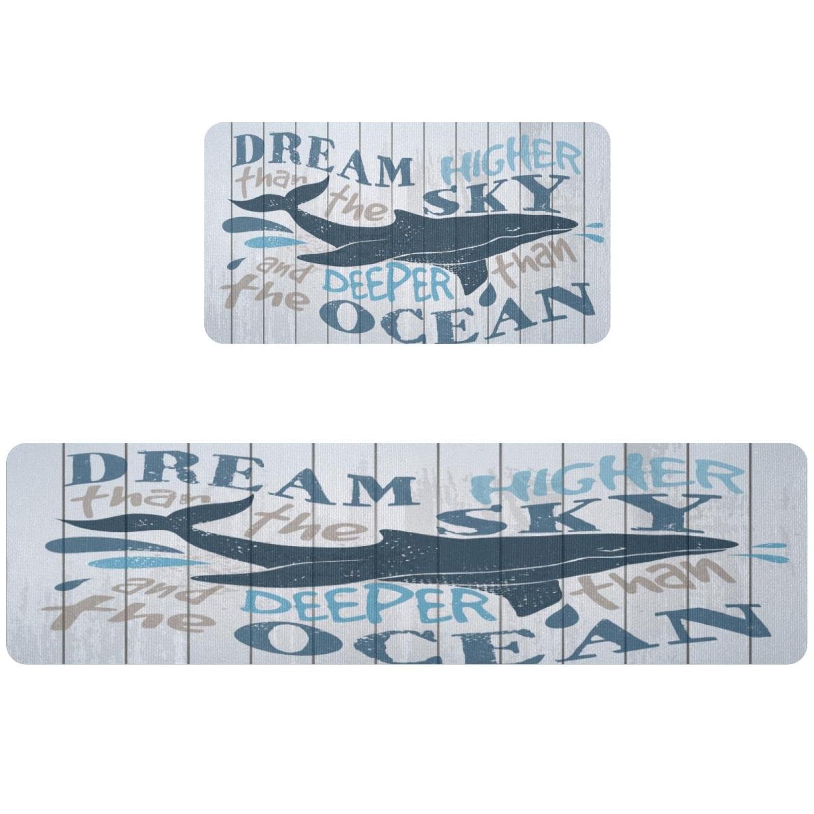 Alfombra de cocina absorbente y lavable con base de seguridad antideslizante pack de 2