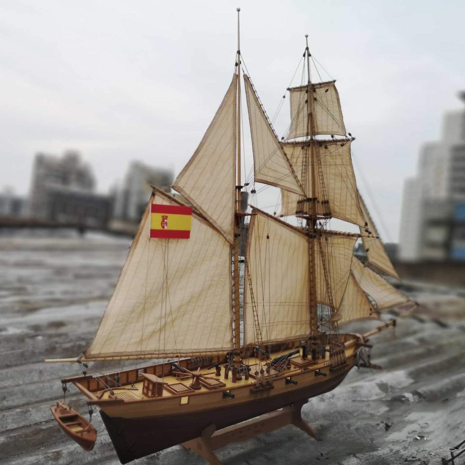 Amazon | LoveinDIY 1/100手作りヴィンテージ帆船木製モデルキット帆船