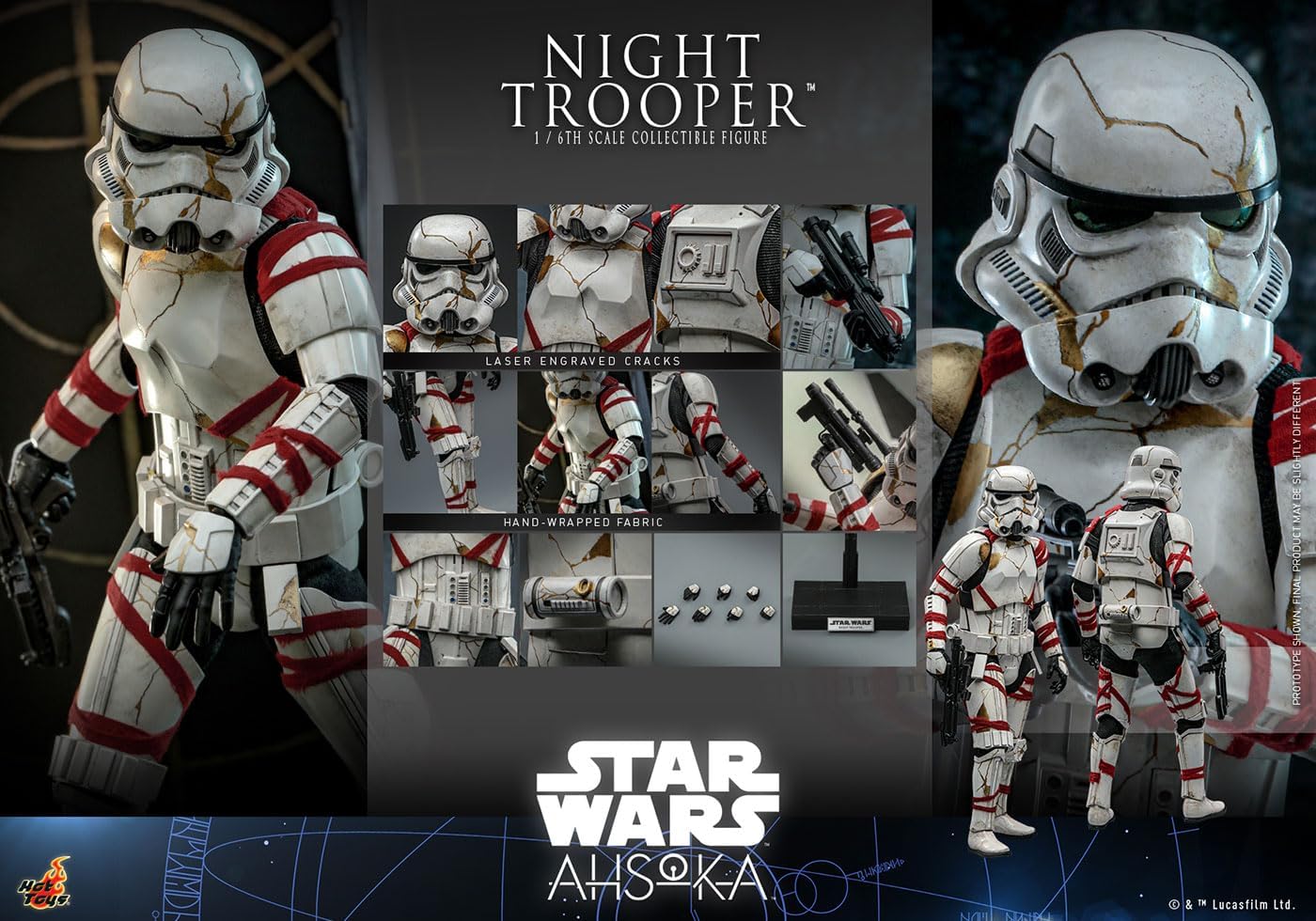 TV Masterpiece Star Wars Ahsoka 1/6 Scale Figure Knight Trooper