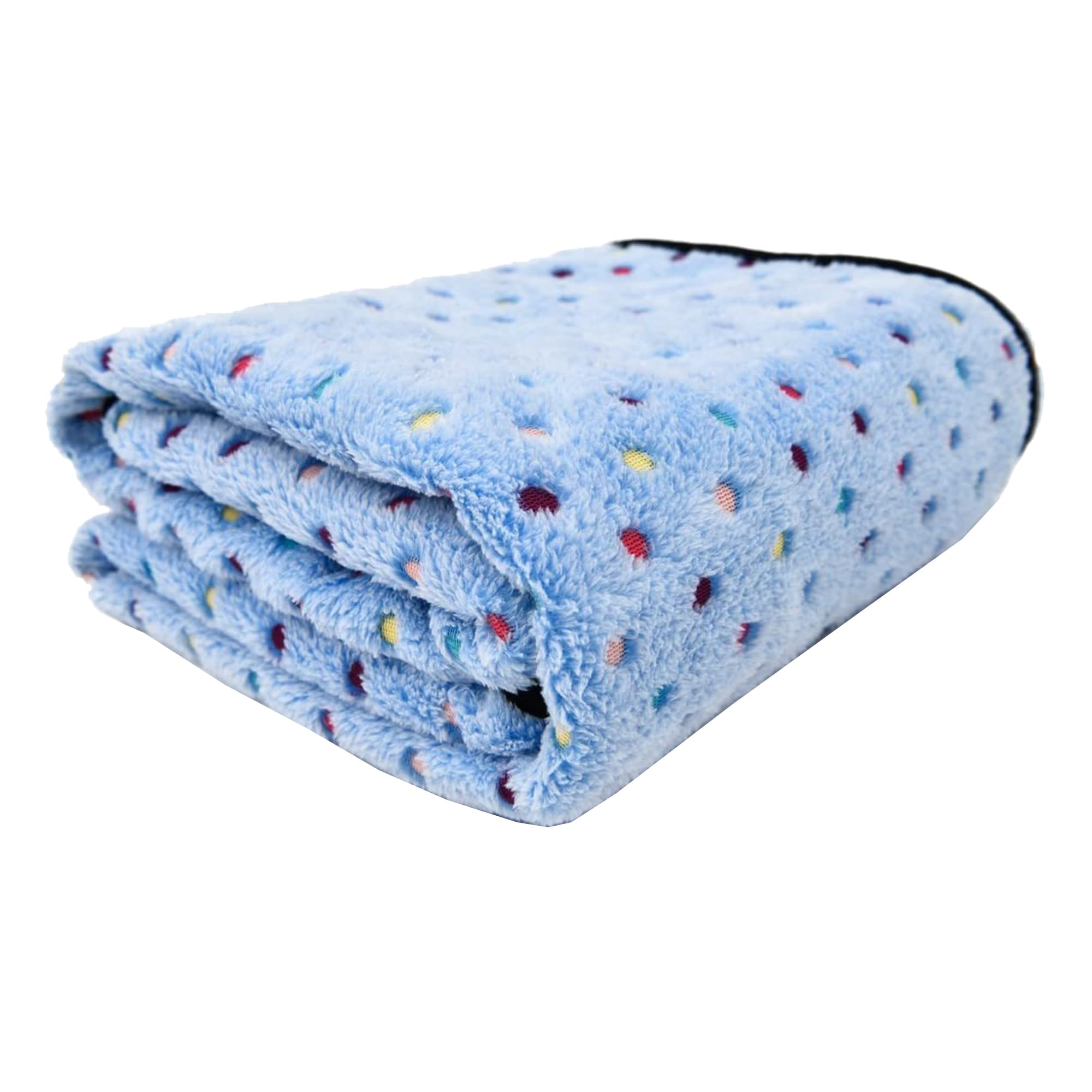 Confezione da 2 coperte calmanti per animali domestici, in flanella, per letto, divano, lavabili in lavatrice, coperte per animali domestici, versatili (blu, 200 x 160 cm)