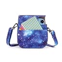 Phetium Instant Camera Case Compatible with Instax Mini 11,PU Leather Bag with Pocket and Adjustable Shoulder Strap (Starry Purple) gallery image