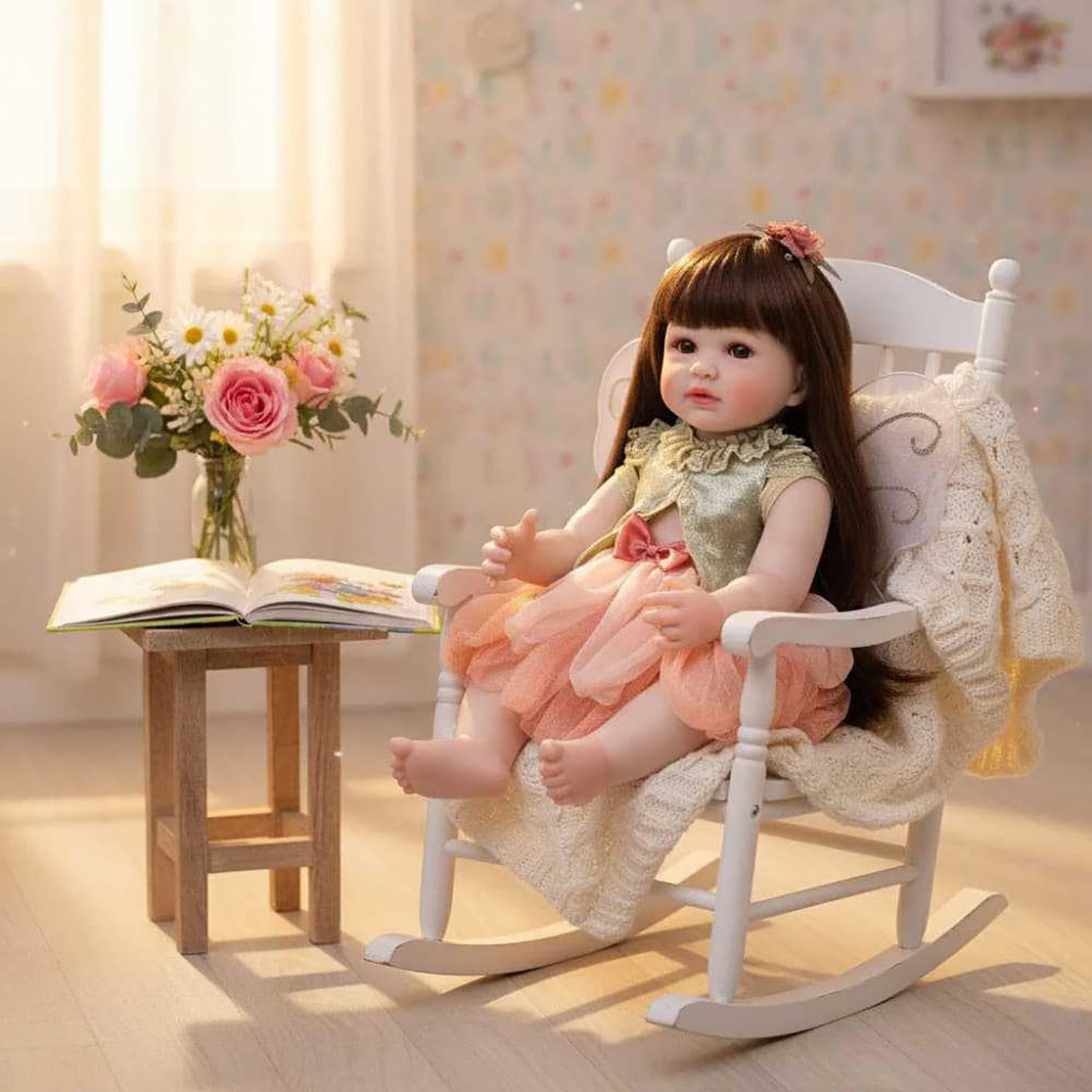 Bambole Reborn Restiche Ragazza Fata Decorazione Casa Con | Giocattoli Reborn Farfalle Restiche Per Bambini Divano Soggiorno Camera Da Scaffale Asilo Comodino Natale Compleanno Festa