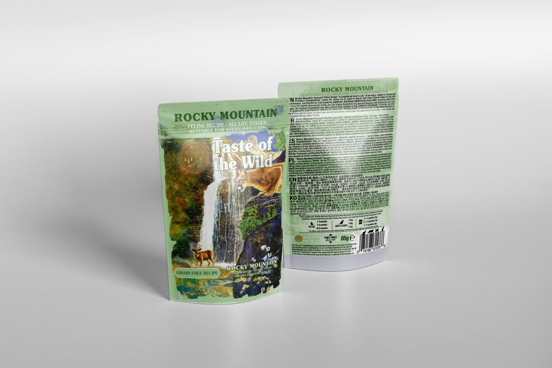 Taste of the Wild Gato Esterilizado Trozos En Salsa Bolsa 12 x 85 g