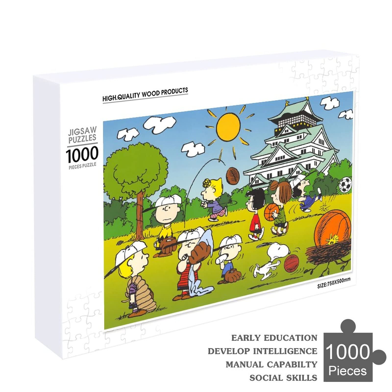 Amazon.co.jp: 1000ピース ジグソーパズル ピーナッツ