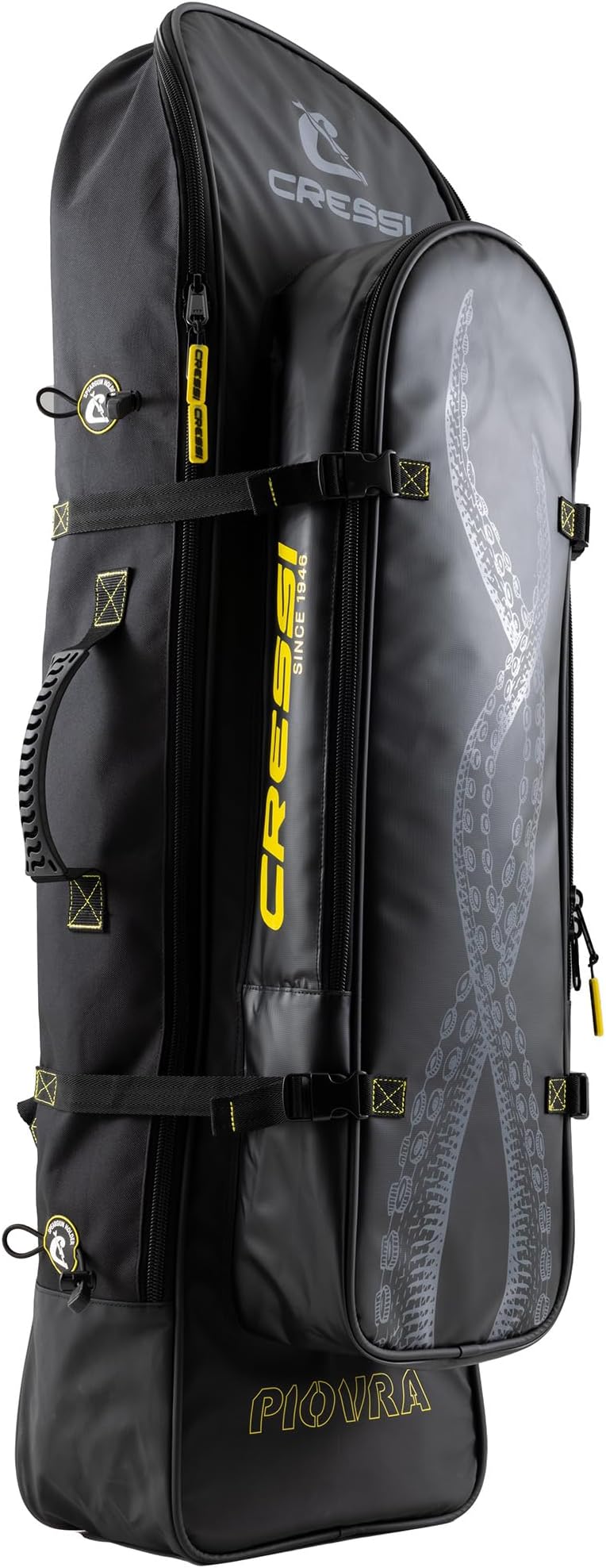 Freediving Waterproof Backpack - High Storage Capacity - Cooler-Type Front Compartment - Piovra: designed in Italy