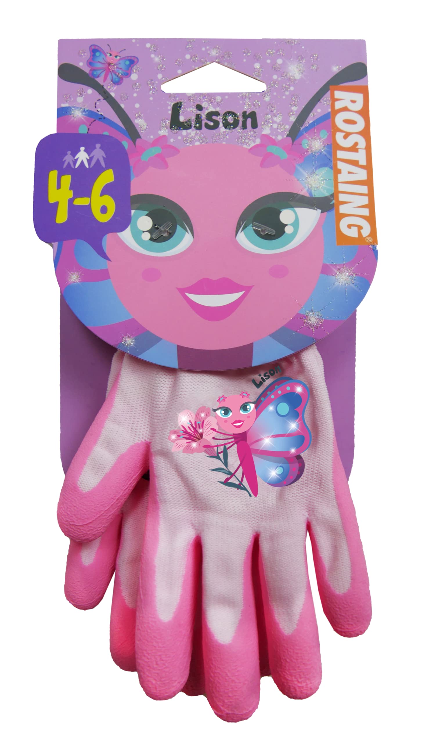 Guanti Giardinaggio Bambini Margot - Antiscivolo, Impermeabili, Con Laccetto, Verde, Per Mani Piccole, Sicurezza - Foto 7