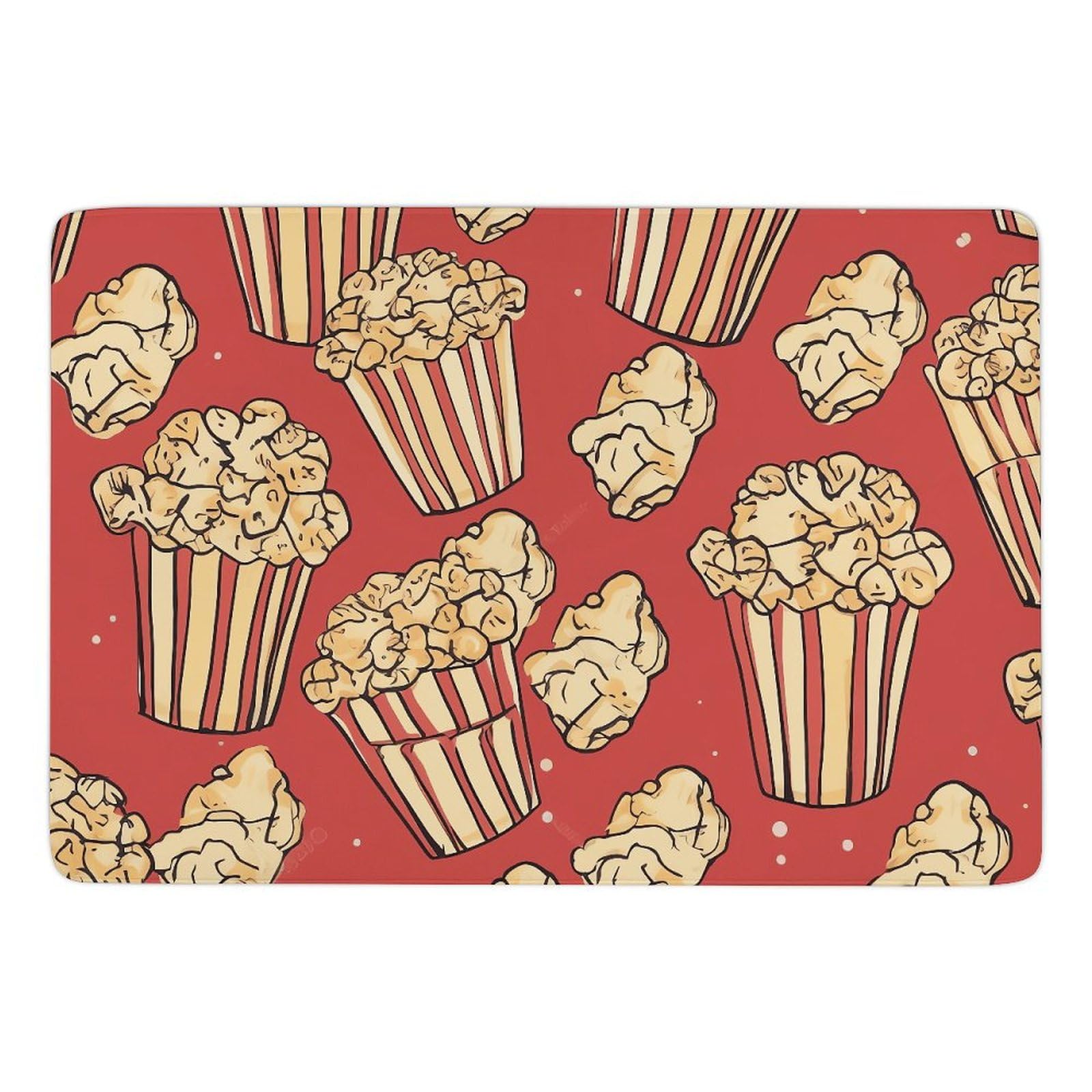 Tapis de salle de bain en polaire corail doux pour sortie de bain familiale
