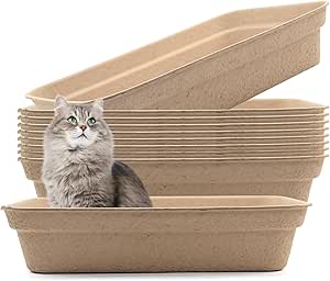 Amazon Temporary Cat Litter Box Kitty Sift Litter Box Disposable