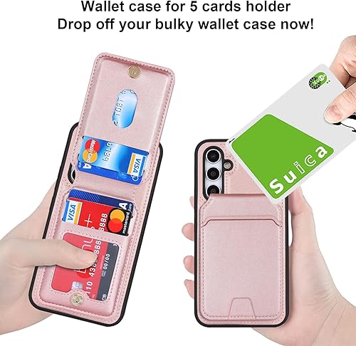 Miniatura 33 de Havaya Funda tipo cartera para Samsung Galaxy A54 0.18 oz para Samsung Galaxy A54 5G, funda con tarjetero y ranuras para tarjetas de crédito