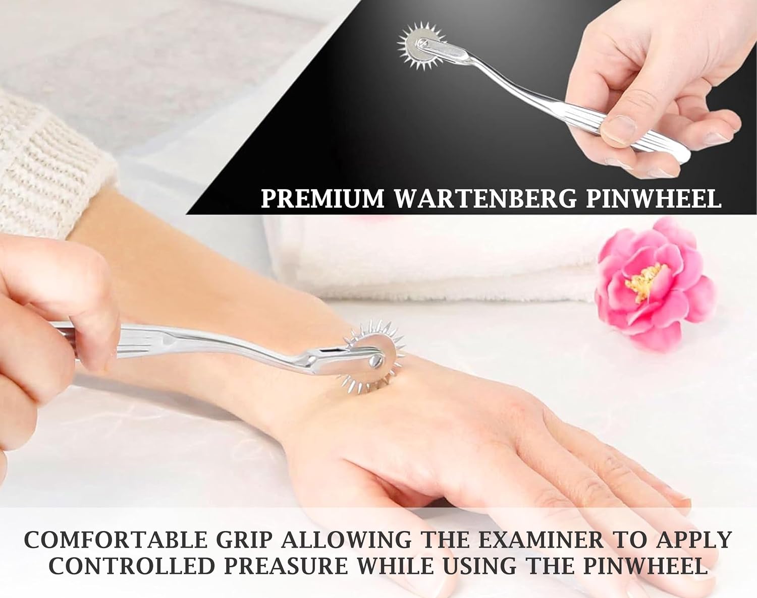 Wartenberg Neuro Pinwheel - Stainless Steel Pinwheel for Neurological Examination