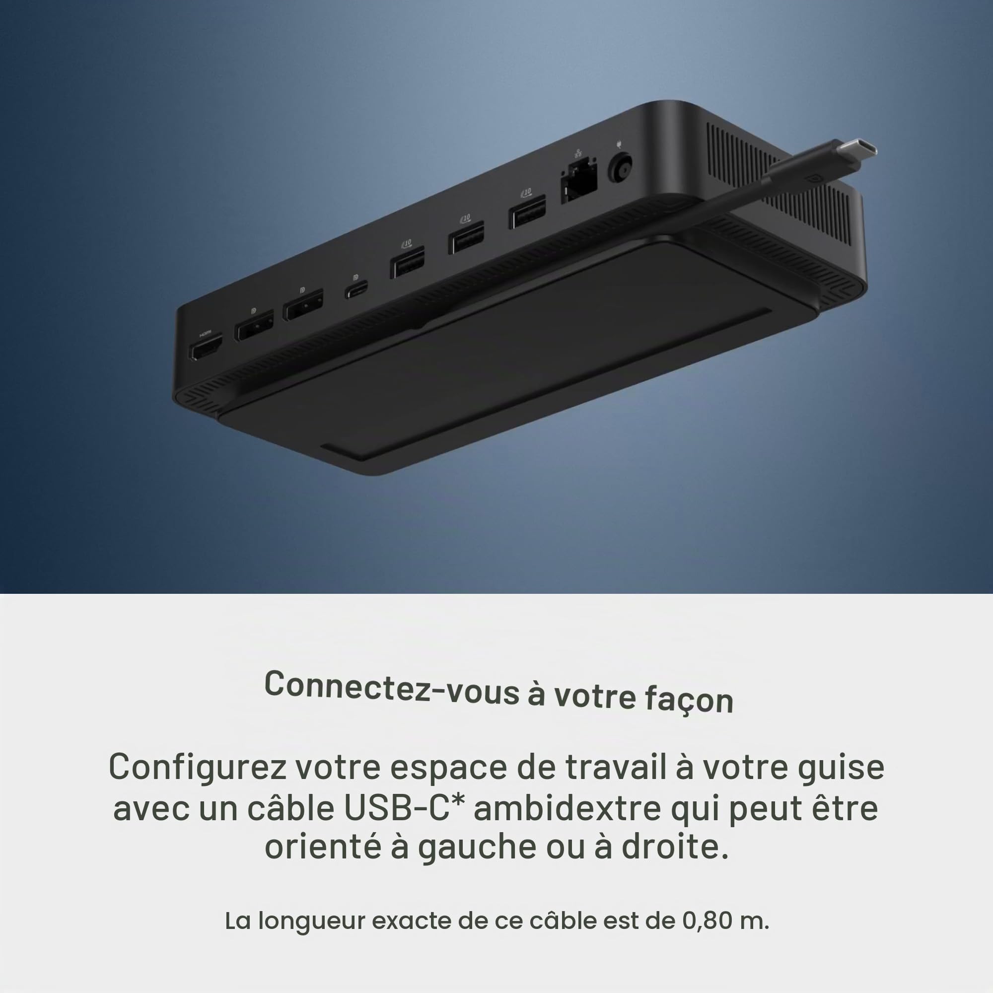 Station d'accueil Dell Pro Dock WD25 USB-C HDMI