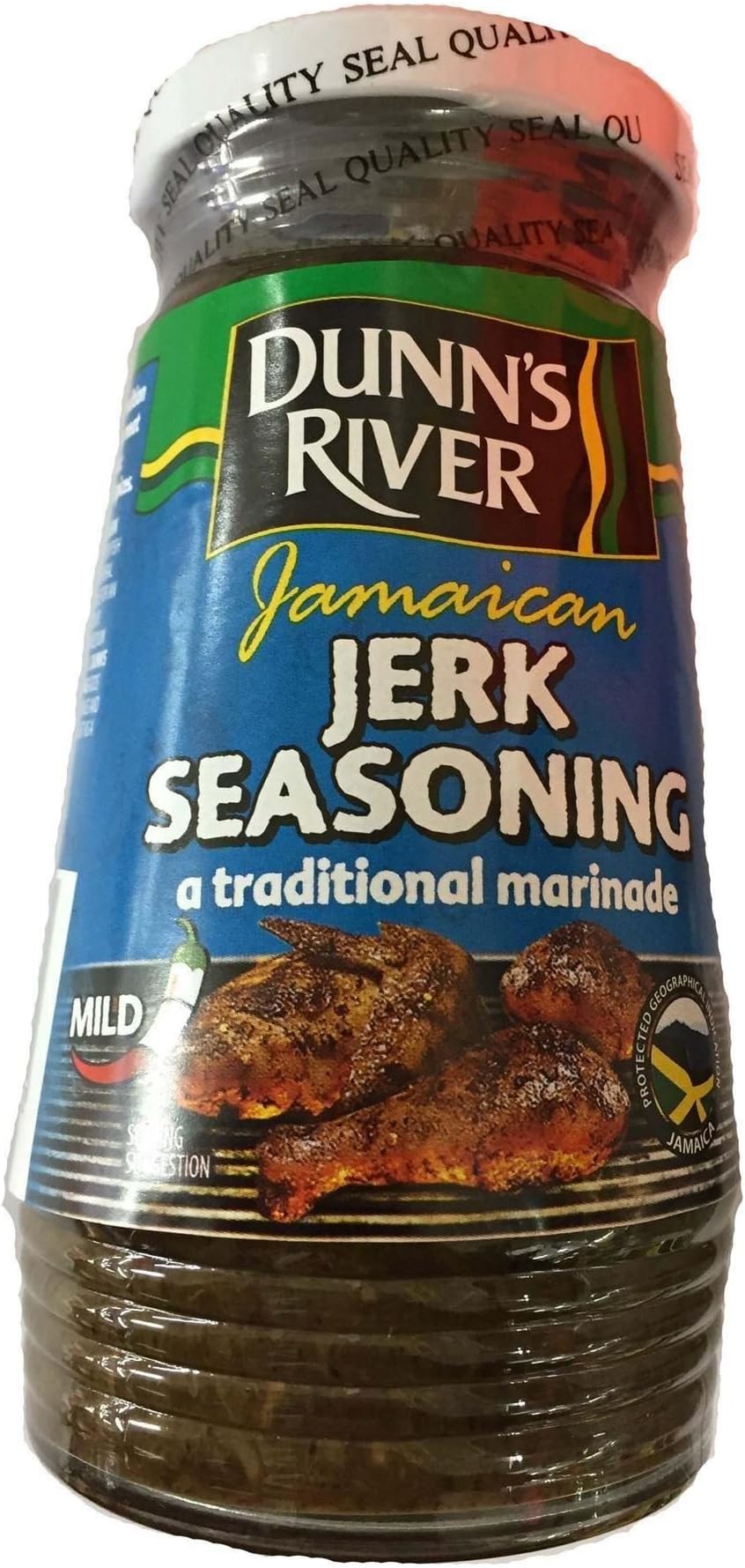Dunn's RiverJamaican Jerk Seasoning Mild 300g (Pack of 6) - Jamaican Import