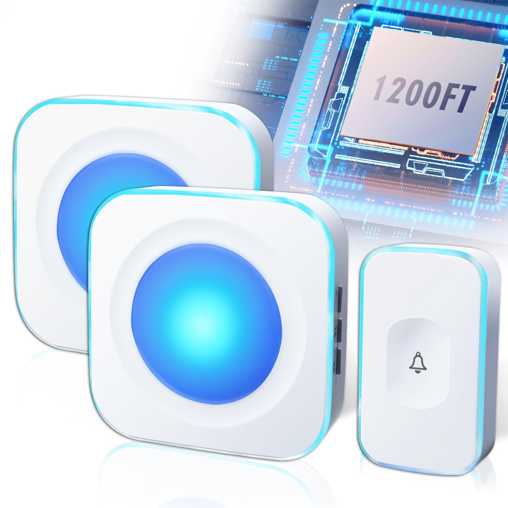 Wireless Doorbell Buttons Alpha Series Motion Button