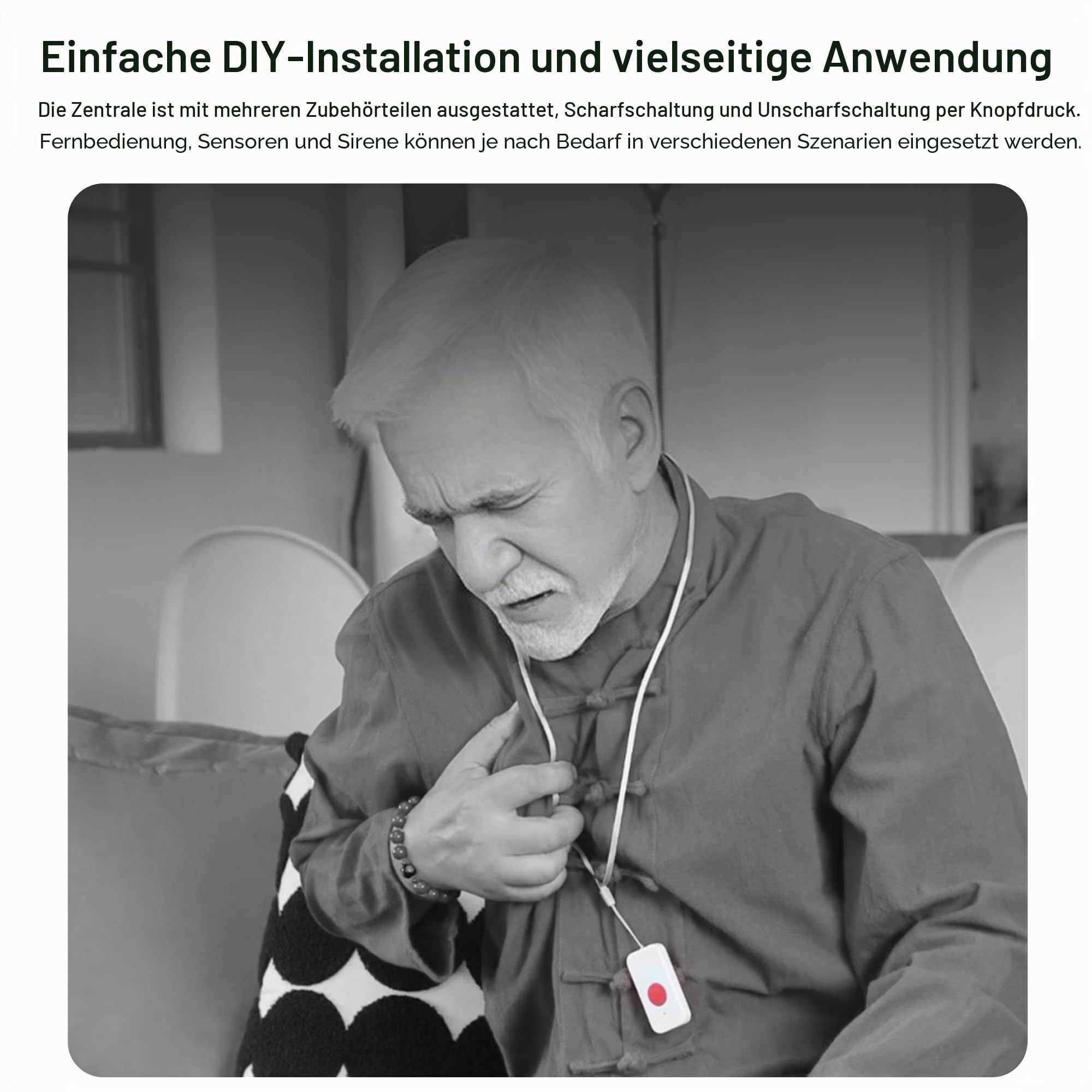 Alarmanlage, kabellos, WLAN, 20 Stück, GSM 4G, Sicherheitssystem, Einbrecher 120 DB, Kits für Zuhause, kompatibel mit Alexa, Google Assistant (G30-4G)