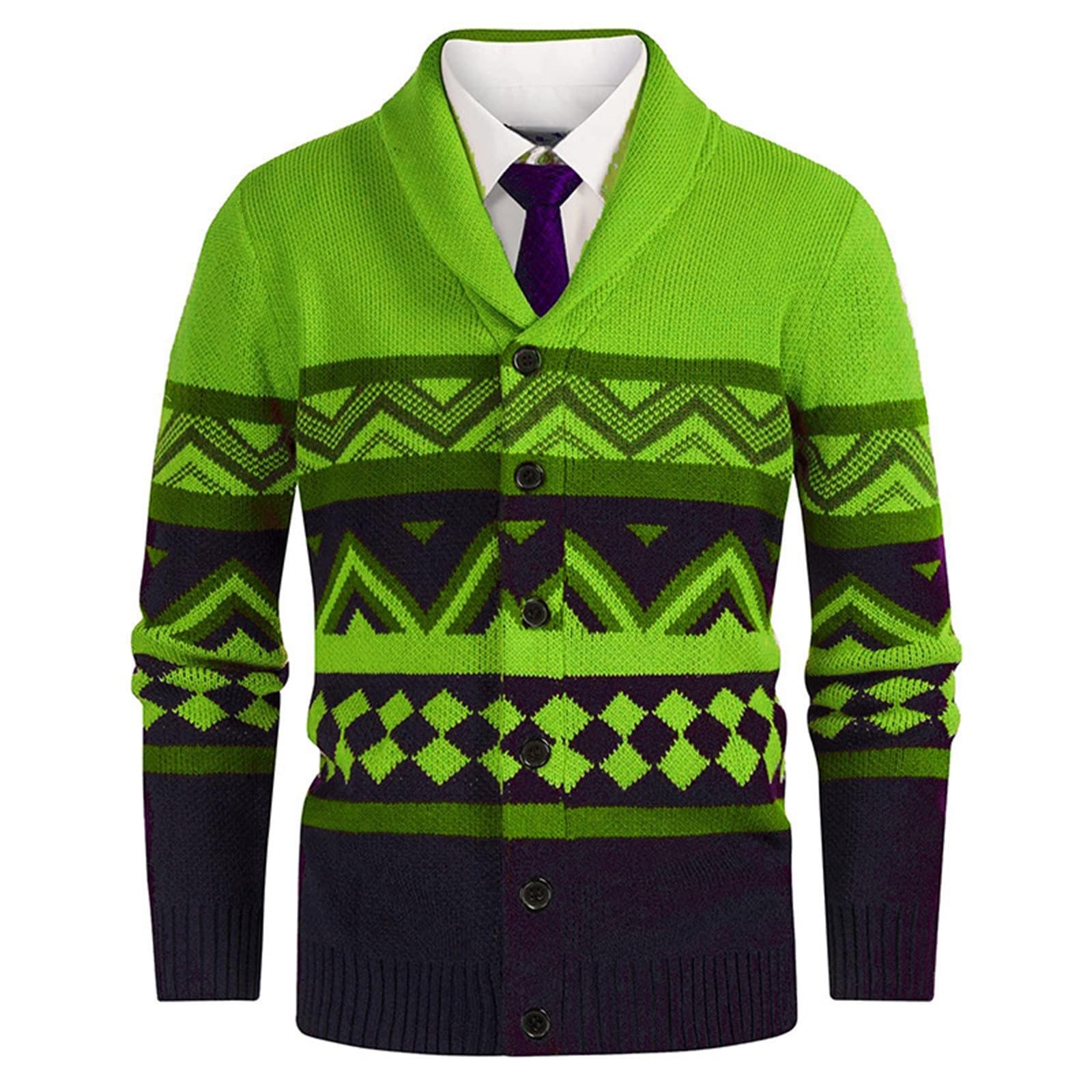 Cárdigan Lana Hombre, Botones para Chaqueta Hombre Manga Larga Cárdigan De Punto Trenzado Casual Cuello De Chal Abotonado con Bolsillos para Otoño E Invierno