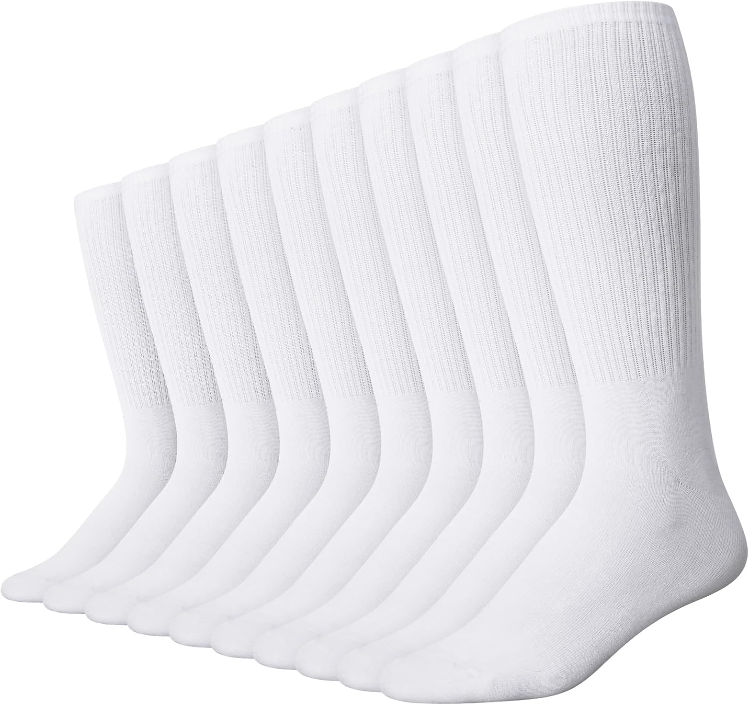 Cutecrop 10 Pairs Extra Large Men's Socks XXL Large Socks for Men Big