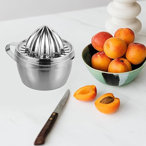 Miniatura 7 de Cabilock Multi-function Manual Lemon Juicer and Citrus Squeezer Stainless Steel Handheld Press for Home Kitchen Fruit Juice Extraction