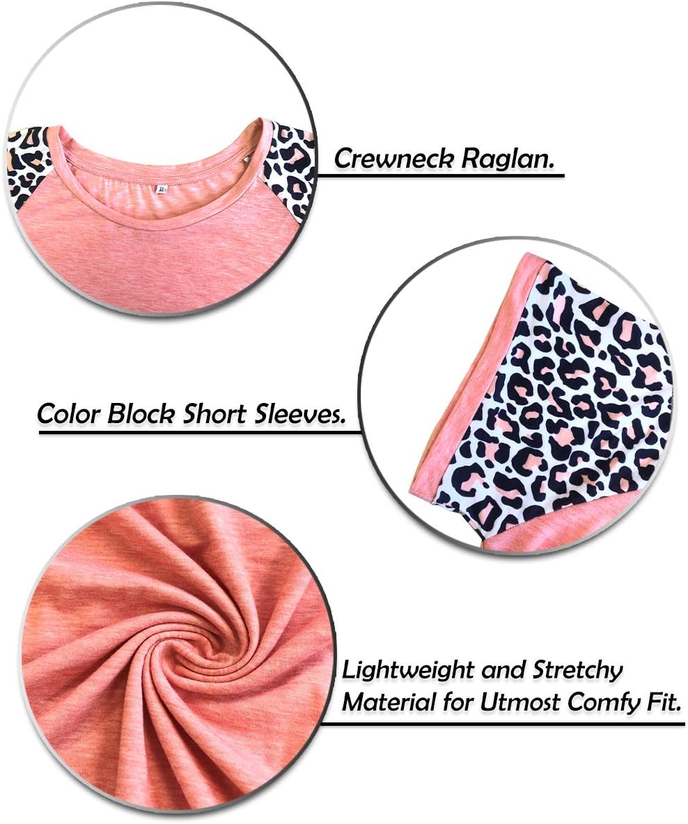 TIYOMI Plus Size T-Shirt for Women Raglan V Neck Breathable Short Sleeve Tunic Tops Soft Tee for Summer XL-5XL - Image 6