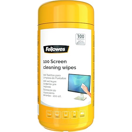 Fellowes 100 Screen Cleaning Wipes