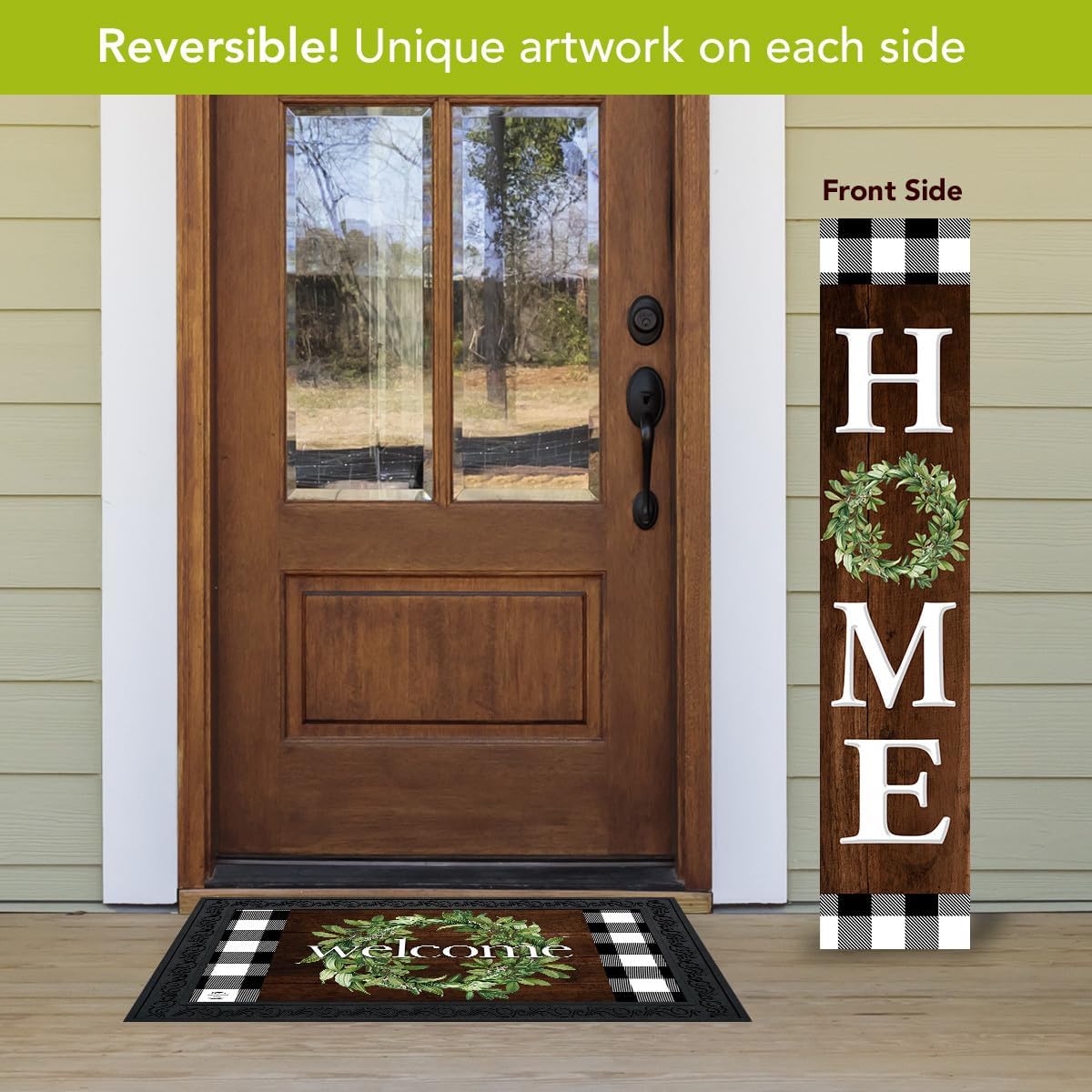 Briarwood Lane Farmhouse Home Reversible Porch Leaner
