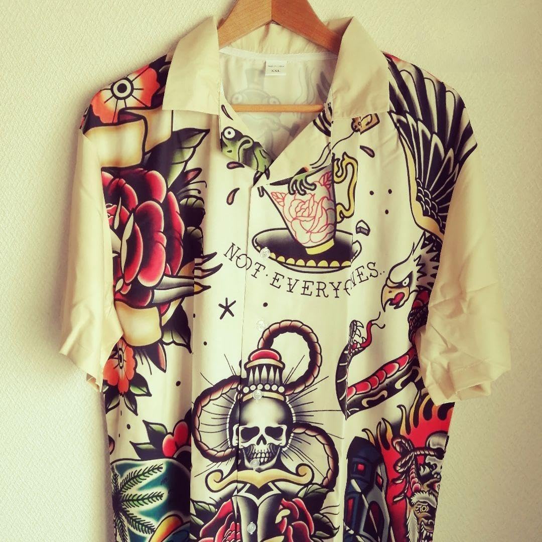 The BONEZ Traditional Tatoo Tシャツ ブラウンXL SUNTOWN GOOD'S INFO