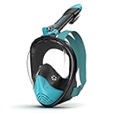 G2RISE Full Face Snorkel Mask Adults Snorkeling Set Gear for Kids with Detachable Camera Mount, Safe Breathing, Anti Fog Anti Leak