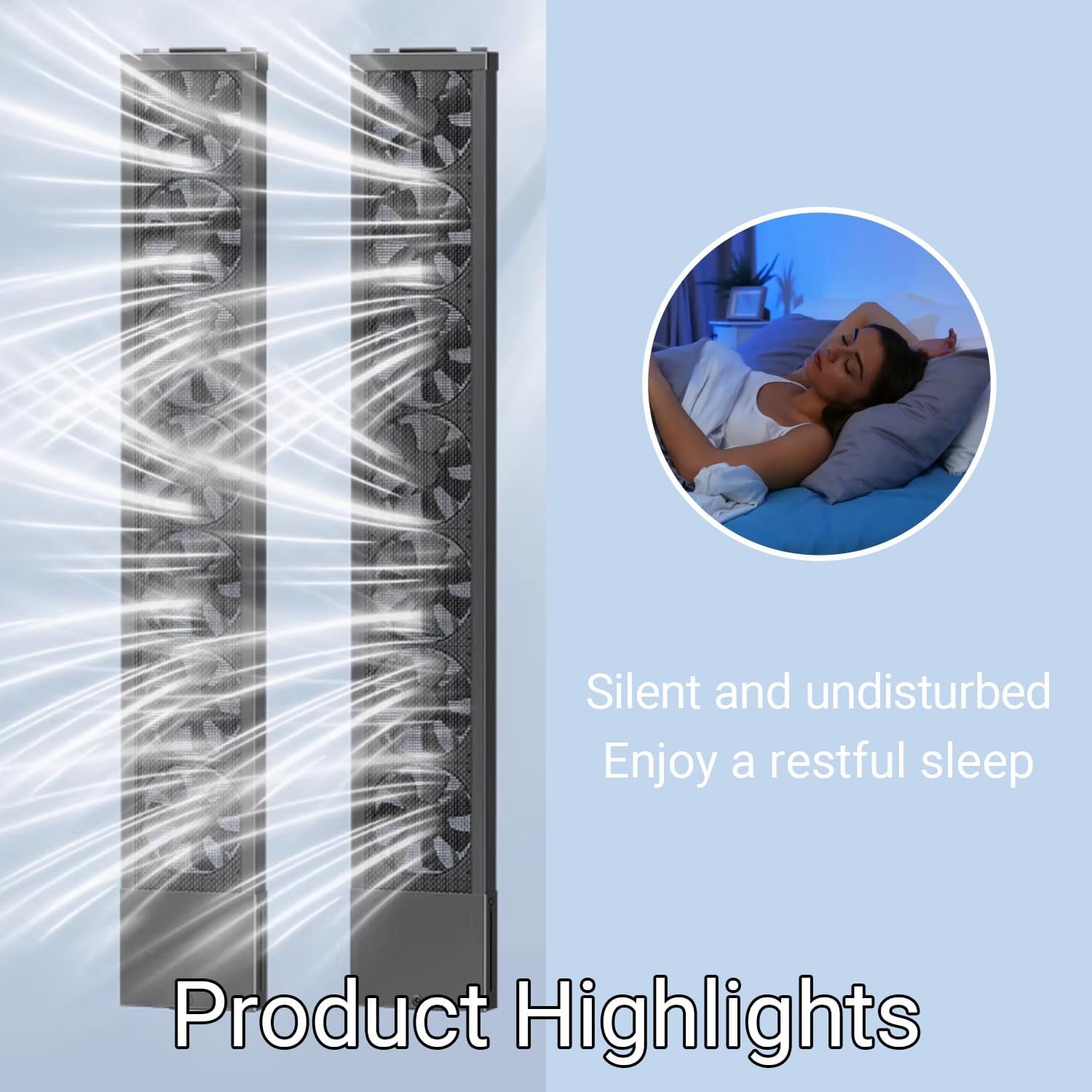 Punch-Free Etractable Window Exhaust Fan Bedroom Ktchen Window Exhaust Fan 14-53in Optional Adjustable wind speed 5cm Retractable for Livingroom & Bathroom(White,27.6-29.5)