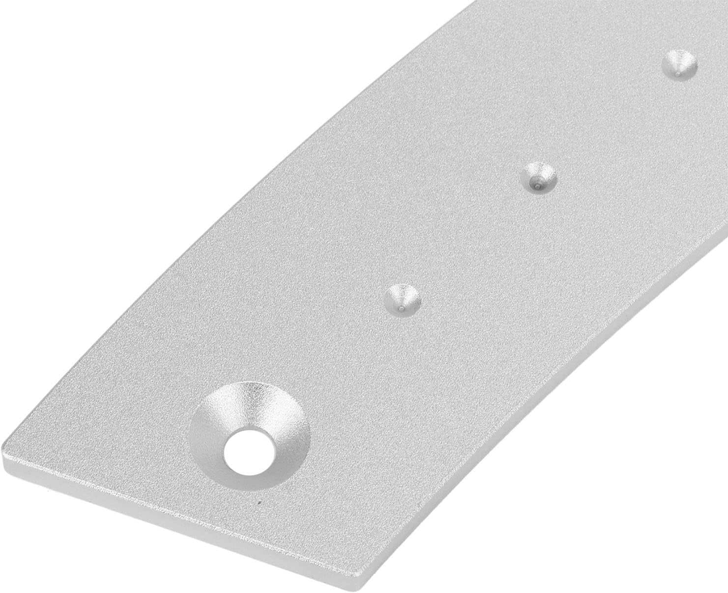 Door Pull Handle Set, Interior Grab Handle, Aluminium Alloy Car Handle Kit, 2pcs Proof Replacement, Vehicle Door Panel Accessory (Silver)